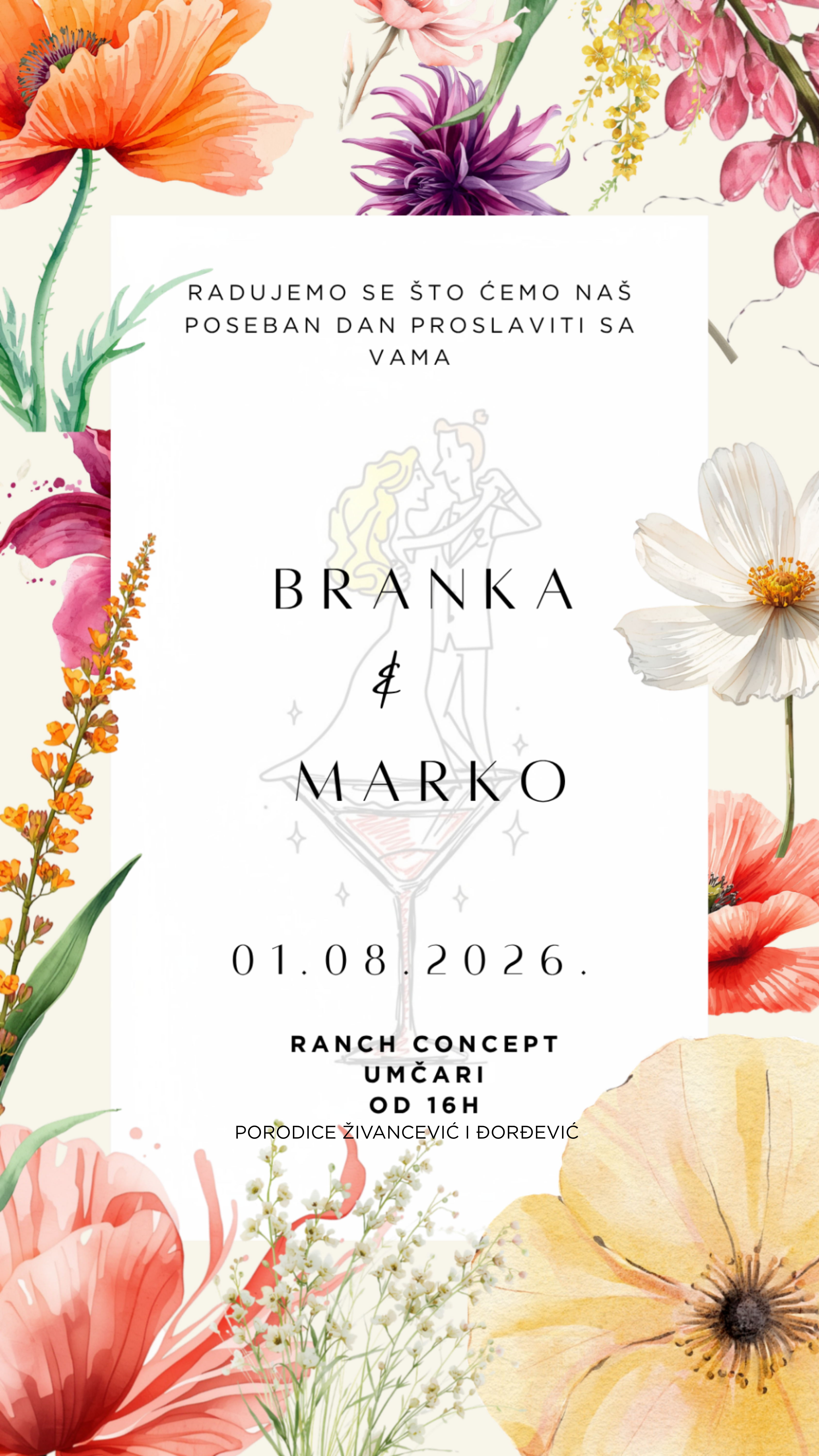 Pozivnica Branka i Marko
